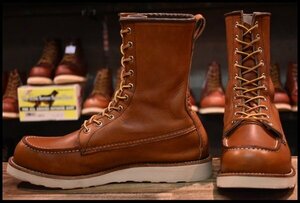 【10D 美品 22年】レッドウィング 877 ロング アイリッシュセッター 茶 オロレガシー モックトゥ 編み上げ ブーツ redwing HOPESMORE