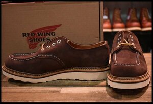 [8.5D box attaching unused 15 year ] Red Wing 8094 suede oxford rough out mok short shoes low cut boots redwing HOPESMORE