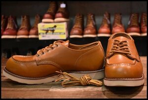 【9D 良品 17年】レッドウィング 9895 アイリッシュセッター 茶 ゴールドラセット モックトゥ ローカット ブーツ redwing HOPESMORE