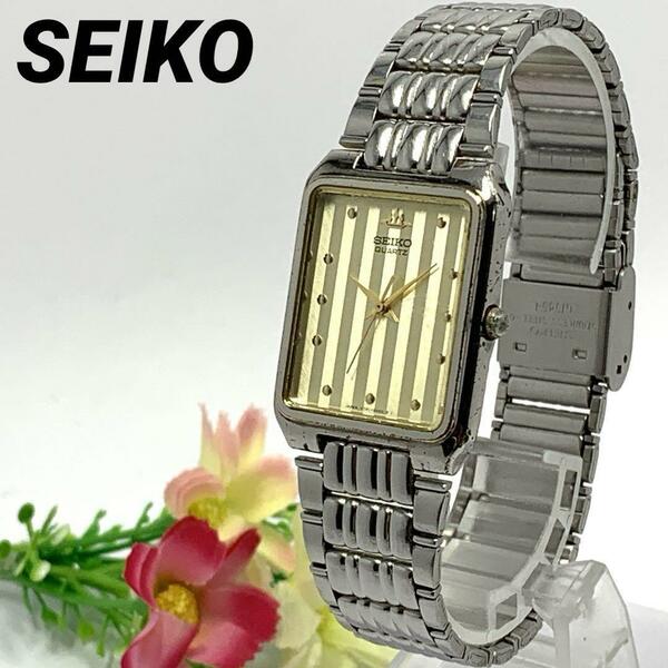 200 SEIKO セイコー メンズ 腕時計 ゴールド 新品電池交換済 クオーツ式 人気 希少 ビンテージ レトロ アンティーク