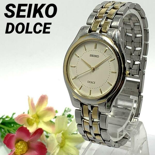 212 SEIKO セイコー DOLCE ドルチェ メンズ 腕時計 新品電池交換済 クオーツ式 人気 希少 ビンテージ レトロ アンティーク