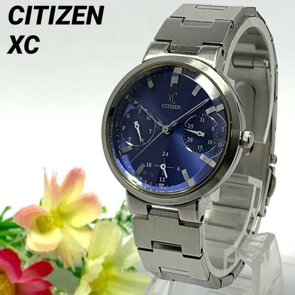 827 CITIZEN XC シチズン クロスシー レディース 腕時計 デイデイト カレンダー 新品電池交換済 クオーツ式 人気 ビンテージ アンティーク