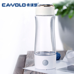 新品 CAWOLO ポータブル 水素リッチウォーターボトル ホワイト 400ml 高濃度 2800ppb 水素水生成器 Hydrogen Water Bottle 水素発生機