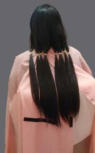 毛束　髪束　日本人 42cm 107g
