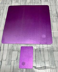  tesla purple plate large small set 