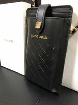 新品　CHANEL シャネル ノベルティ ポーチ ココクラッシュ チェーン 箱付き ブラック ショルダー　　.5_画像2