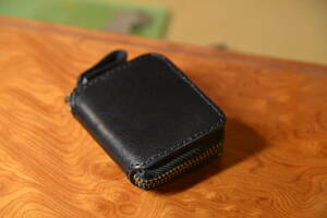  black nme coin case cow leather middle size 
