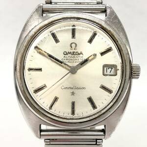 OMEGA / Constellation / OFFICIALLY CERTIFIED / Omega / Constellation / Chrono meter / self-winding watch / Date / operation / present condition goods 