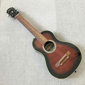 *[ present condition sale ]ARIA Aria AMB-JRX Mini acoustic guitar / case attaching / junk / musical instruments /