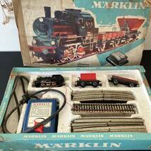 ●【ジャンク品】詳細不明 MARKLIN メルクリン HOゲージ 蒸気機関車/鉄道/オールド/マニア/パーツ取り/動作未確認 _画像1