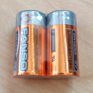 リチウム電池3V(2本) CR123A