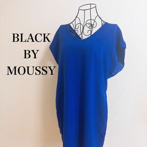 BLACK BY MOUSSY ブラックバイマウジー ノースリーブ ワンピース ブルー FREEサイズ 平成ギャル Y2K
