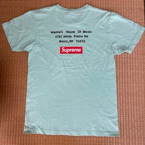 Supreme x WACKIE'S コラボ box logo レーベルロゴ Tシャツ Mグリーン系 レア Tee レゲエ ワッキーズ
