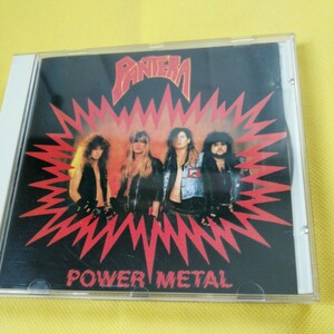 パンテラ　バワー　メタル　PANTERA POWER METAL プロモ盤　　レア　貴重？