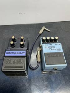 YAMAHA Digital Delay/DD-100 BOSS CH-1 デジタルディレイ ギター まとめ 2台 中古品