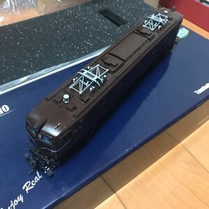  HO gauge railroad model electric locomotive Tenshodo EF58 shape operation verification ending 