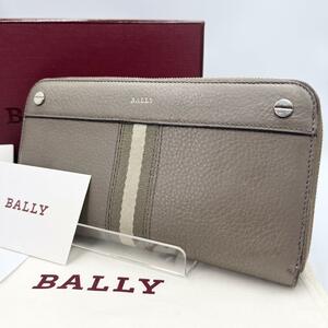 【大人気】バリー Bally サフィアーノレザーラウンドファスナー 長財布