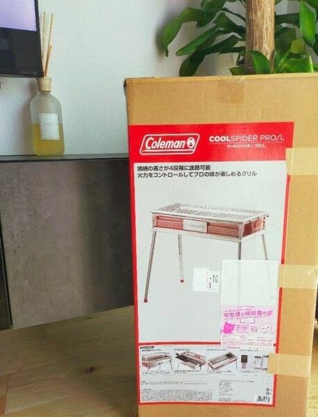 【未使用】コールマン クールスパイダー プロ L レッド Coleman アウトドア用品