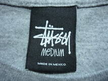 STUSSY　ステューシー　GUAM　半袖　Tシャツ　グレー　サイズM_画像5