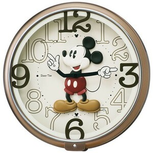 セイコー ディズニータイム クォーツ壁掛け時計 FW576B ミッキーマウス メロディー 音楽 アナログ