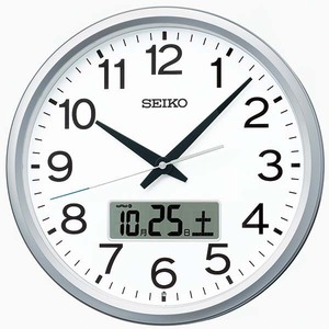 セイコー クロック 電波 壁掛け時計 PT202S プログラム チャイム カレンダー アナログ SEIKO