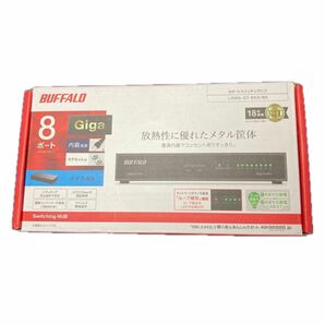 BUFFALO LSW6-GT-8NS/BK ブラック スイッチングハブ