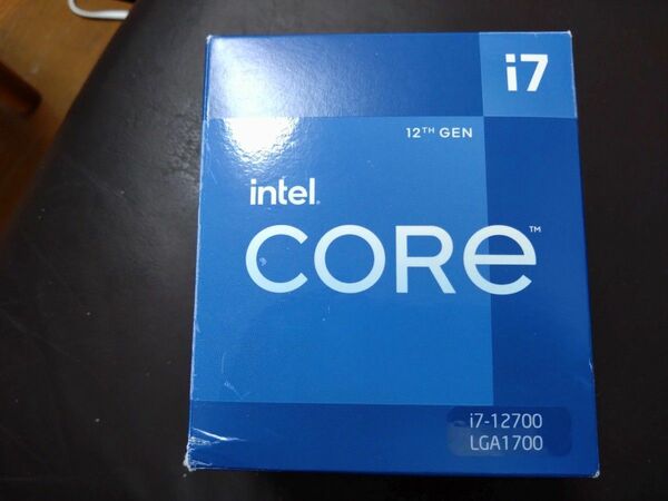 intel CPU core i7 12700 BOX 中古 動作確認済