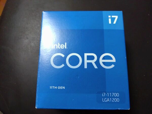 CPU intel Corei7 11700 BOX 中古品 動作良好確認済 CPUクーラー未使用