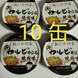 10 缶 伊藤食品　ご飯にかける　牛カルビそぼろ　焼肉味 あいこちゃん　aikochan　保存食　非常食