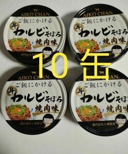 10 缶 伊藤食品　ご飯にかける　牛カルビそぼろ　焼肉味 あいこちゃん　aikochan　保存食　非常食