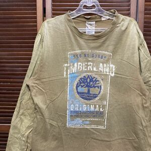 1スタ 再落無し AGNY 茶色 ロゴ 長袖 Tシャツ ロンT ティンバーランド TIMBER LAND 90s 00s ビンテージ 古着 ベール 卸 仕入れ