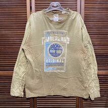 1スタ 再落無し AGNY 茶色 ロゴ 長袖 Tシャツ ロンT ティンバーランド TIMBER LAND 90s 00s ビンテージ 古着 ベール 卸 仕入れ_画像2