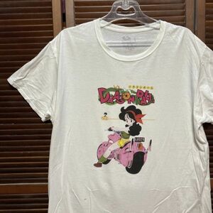 1スタ 再落無し AGOO 白 アニメ Tシャツ ドラゴンボール バイク ランチ 90s 00s ビンテージ アメリカ 古着 ベール 卸 仕入れ