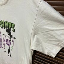 1スタ 再落無し AGOF 白 バンド Tシャツ The CRAMPS ザクランプス ピンナップガール 90s 00s ビンテージ 古着 ベール 卸 仕入れ_画像4