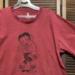 1スタ 再落無し AHBG 赤 キャラ Tシャツ ベティ ブープ ベティちゃん ストリート - 90s 00s ビンテージ 古着 卸 仕入れ