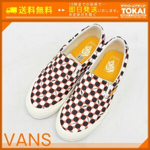 TH04 [送料無料/中古良品] VANS(バンズ)×UNION(ユニオン) コラボモデル OG クラシック スリッポン LX ドット US9.5(27.5cm)