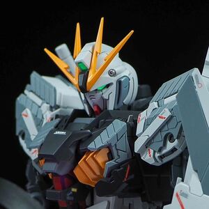 Art hand Auction MG 1/100 Narrated Gundam C Equipment Ver.Ka منتج نهائي مطلي بالكامل يبدأ من 1 ين يبدأ من 1 ين Nu Gundam color Londo Bell 2, شخصية, جاندام, منتج منتهي