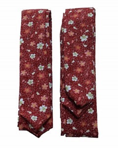 長尺腰紐 腰ひも2本セット K4222-L2 送料無料 サイズＬ着付用小物 赤い花柄の腰紐 お買いなセットです