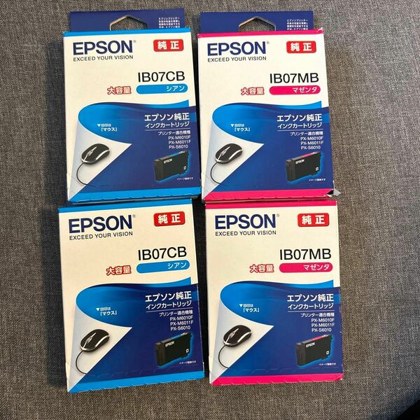 IB07CB IB07MB エプソン インク 4個セット EPSON