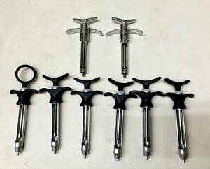 [ tooth .* tooth ...]YDM other cartridge syringe lock type set set sale [ used * present condition goods ]