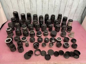 Canon/Nikon/MINOLTA /SIGMA etc. camera lens total approximately 44 piece summarize operation not yet verification used present condition goods (140s)
