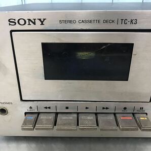 SONY TC-K3 カセットデッキ ジャンク（140s）の画像2