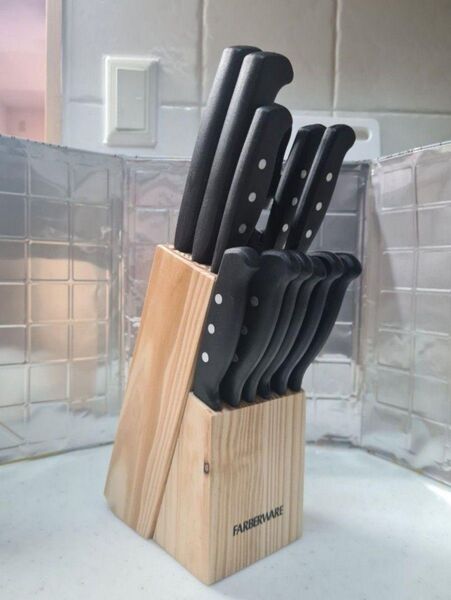 【日本未販売、新品】FARBERWARE キッチン 包丁セット、ナイフ等 (15点セット)