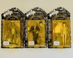 SIDESHOW（サイドショウ）「UNIVERSAL MONSTERS SERIES 2（CREATURE、PHANTOM 、BRIDE OF FRANKENSTEIN）THE SILVER EDITION」3個まとめて