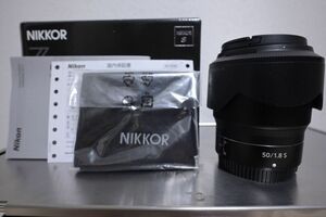 Nikon Z 50mm f1.8 Zレンズ