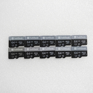 ■ microSDXC 64GB ■ まとめて 10枚セット / 動作品 フォーマット済 ジャンク 扱い microsd microSD マイクロSD / E035