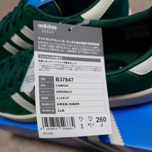 adidas アディダス　CANPUS 緑　グリーン　GREEN スエード26cmUS8 ゆうパック発送_画像6