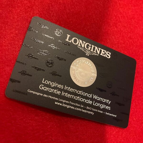 LONGINES ロンジン 時計　カード