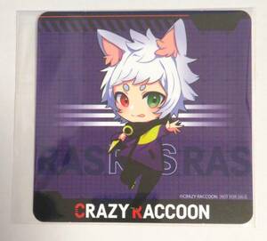 Crazy Raccoon（クレイジーラクーン） 焼き×GiGO◆ノベルティコースター　“Ras(デフォルメ)” CR