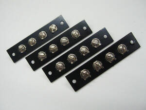 **( tube TE006) Vintage style 4P terminal pcs 4 piece set / 4P Terminal Blocks 4pcs**